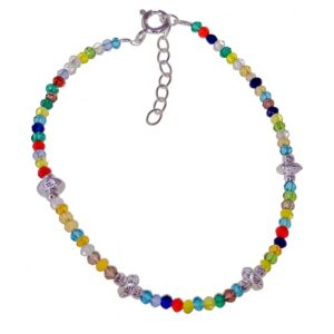 Pulsera piedra color entre piezas