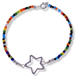 Pulsera piedra color estrella