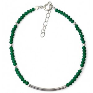 Pulsera piedra color tubo