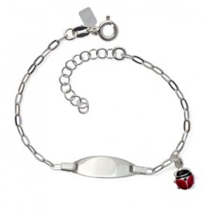 Pulsera esclava infantil mariquita