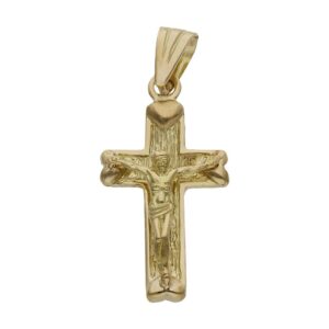 Cruz oro 18kl cristo - 15x29mm
