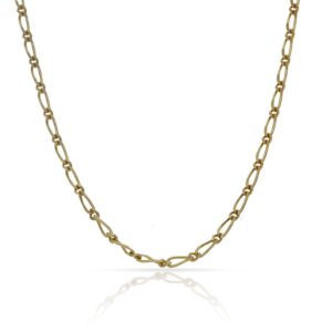 Cadena oro 18kl 1x1 - 2mm