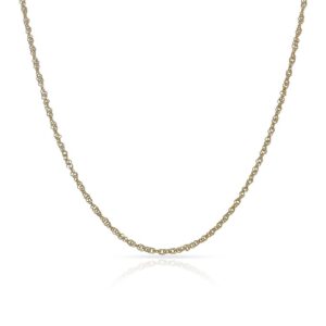 Cadena oro 18kl singapur - 1mm