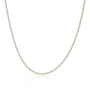 Cadena oro 18kl bilbao - 1mm