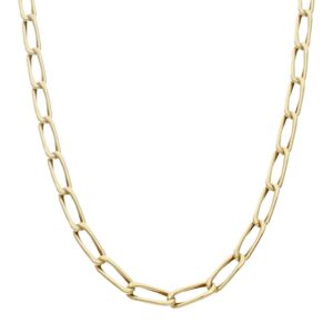 Collar oro figaro 18kl - 6mm