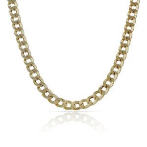 Collar oro 18kl barbado hueco - 5mm