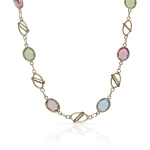 Collar oro 18kl colores