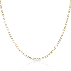 Cadena oro 18kl hueca bilbao - 1mm