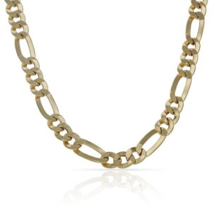 Collar oro 18kl hueco 3x1 - 6mm