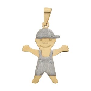 Colgante oro 18kl niño pequeño