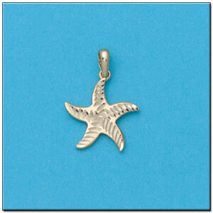 Colgante oro 18kl estrella de mar