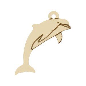 Mi historia - abalorio oro 18kl delfin