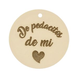 Mi historia - abalorio oro 18kl pedacitos
