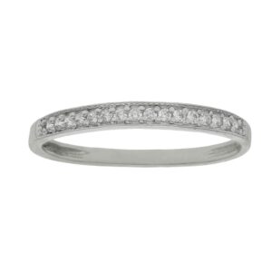 Sortija oro blanco 18kl diamantes