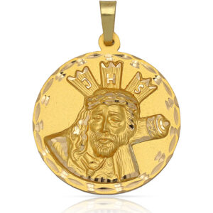 Medalla oro 18kl gran poder - 33mm
