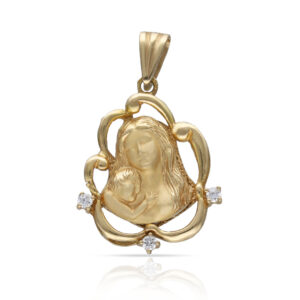 Colgante oro 18kl de la madre - 22x28mm