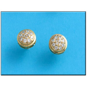 Pendiente oro 18kl circonitas