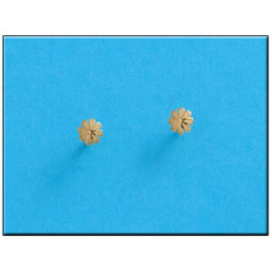 Pendientes oro 18kl margarita