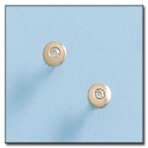 Pendientes oro 18kl - 5mm