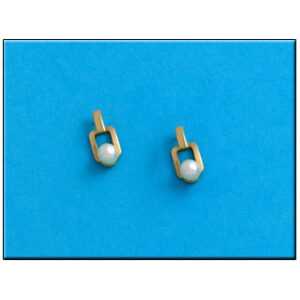 Pendientes oro 18kl perlas
