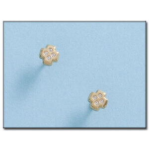 Pendientes oro 18kl circonitas