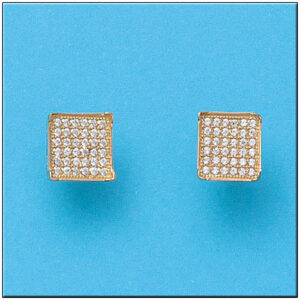 Pendientes oro 18kl circonitas
