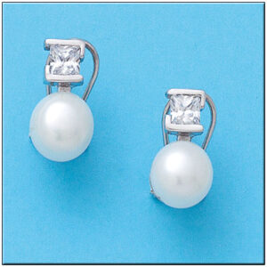 Pendientes oro blanco 18kl