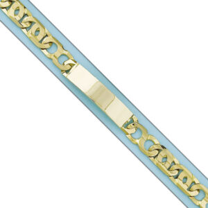 Pulsera oro 18kl fundida placa