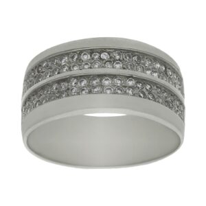 Sortija oro blanco 18kl circonitas