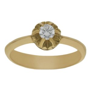 Sortija oro 18kl circonita