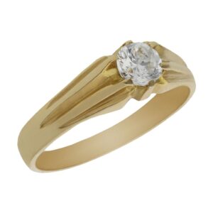 Solitario oro 18kl