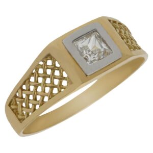 Solitario oro 18kl