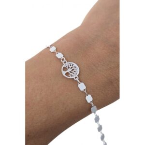 Pulsera chapitas árbol de la vida