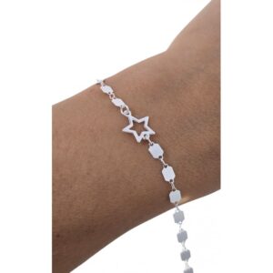 Pulsera chapitas estrella