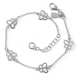 Pulsera mariposas caladas