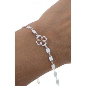 Pulsera chapitas trébol