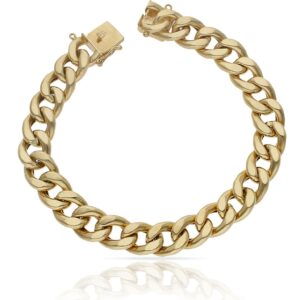 Pulsera oro 18 kl barbada - 11mm
