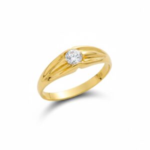 Solitario oro 18kl bebe