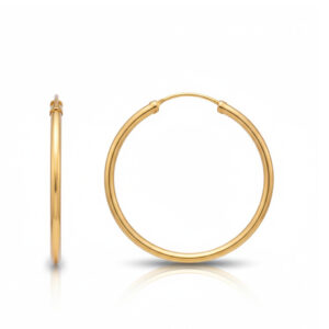 Aros oro 18kl - 25mm