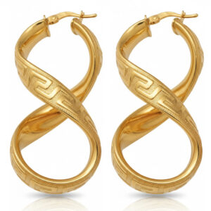 Aros oro 18kl greca