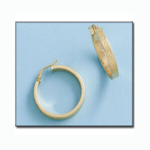 Aros oro 18kl - 25 mm