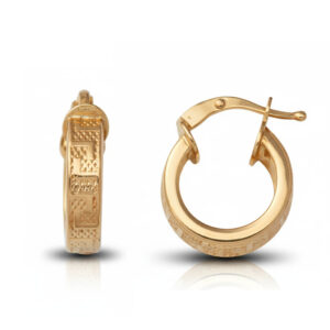 Aros oro 18kl greca - 12mm