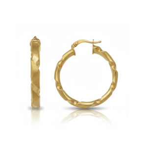 Aros oro 18kl - 25mm