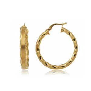 Aros oro 18kl - 24mm