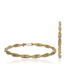 Aros oro 18kl greca - 55mm