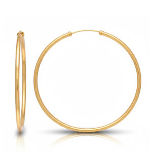 Aros oro 18kl tubo - 45mm