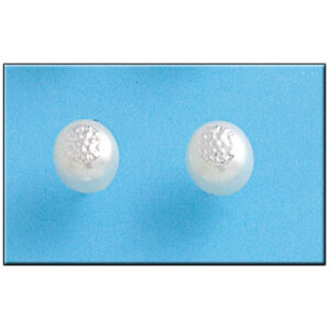 Pendiente plata 925mm circulo perla
