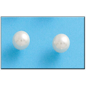 Pendientes plata 925mm perla shell - 8mm