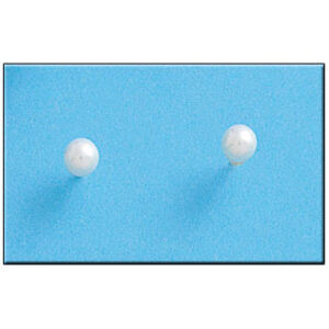 Pendiente plata 925mm perla shell - 4mm