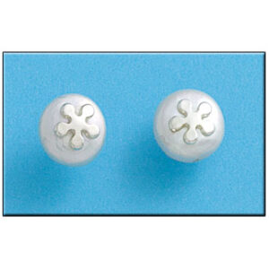 Pendientes plata 925mm perla